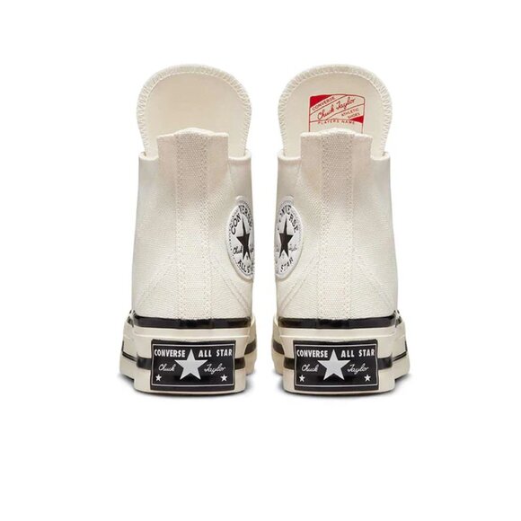 Converse Unisex Chuck 70 Hi Plus Sneaker Shoe Egret/Black/Egret US Womens Size 8 - Picture 12 of 14